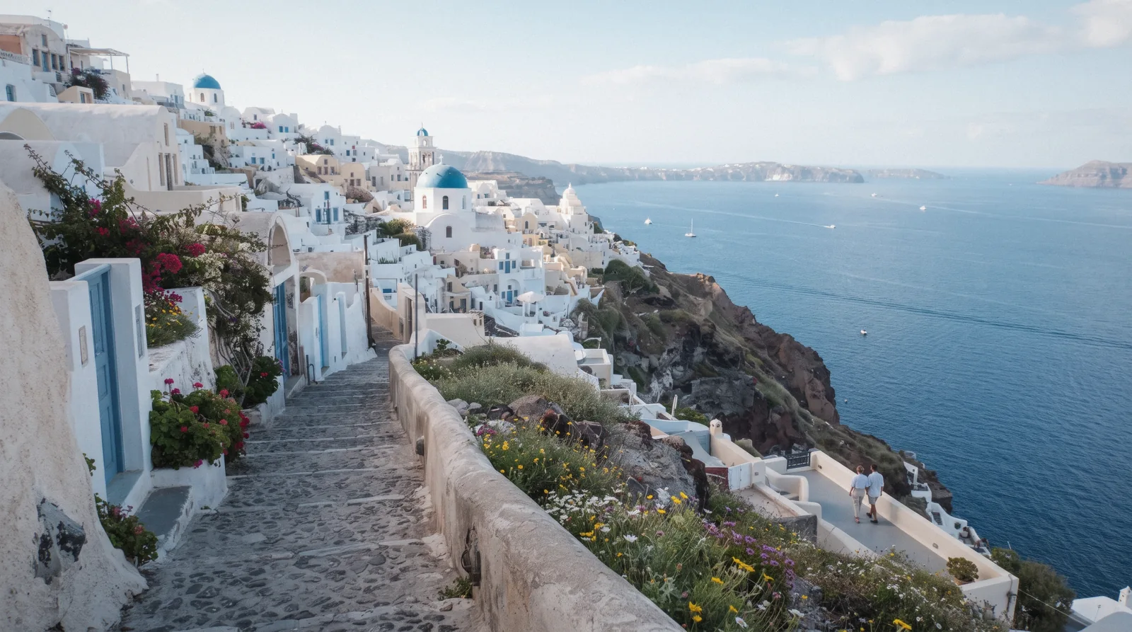 Oia on a quiet late-April morning, best time to visit santorini, Santorini Greece